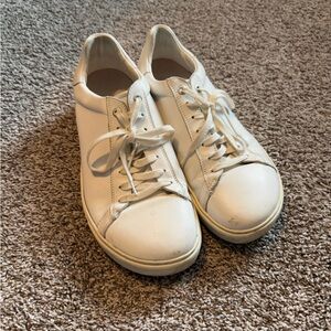 Birkenstock White Leather Sneakers